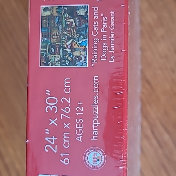 Puzzles with Hart "Raining Cats & Dogs in Paris" 1000 Piece Jigsaw Puzzle - Picture 6 of 10